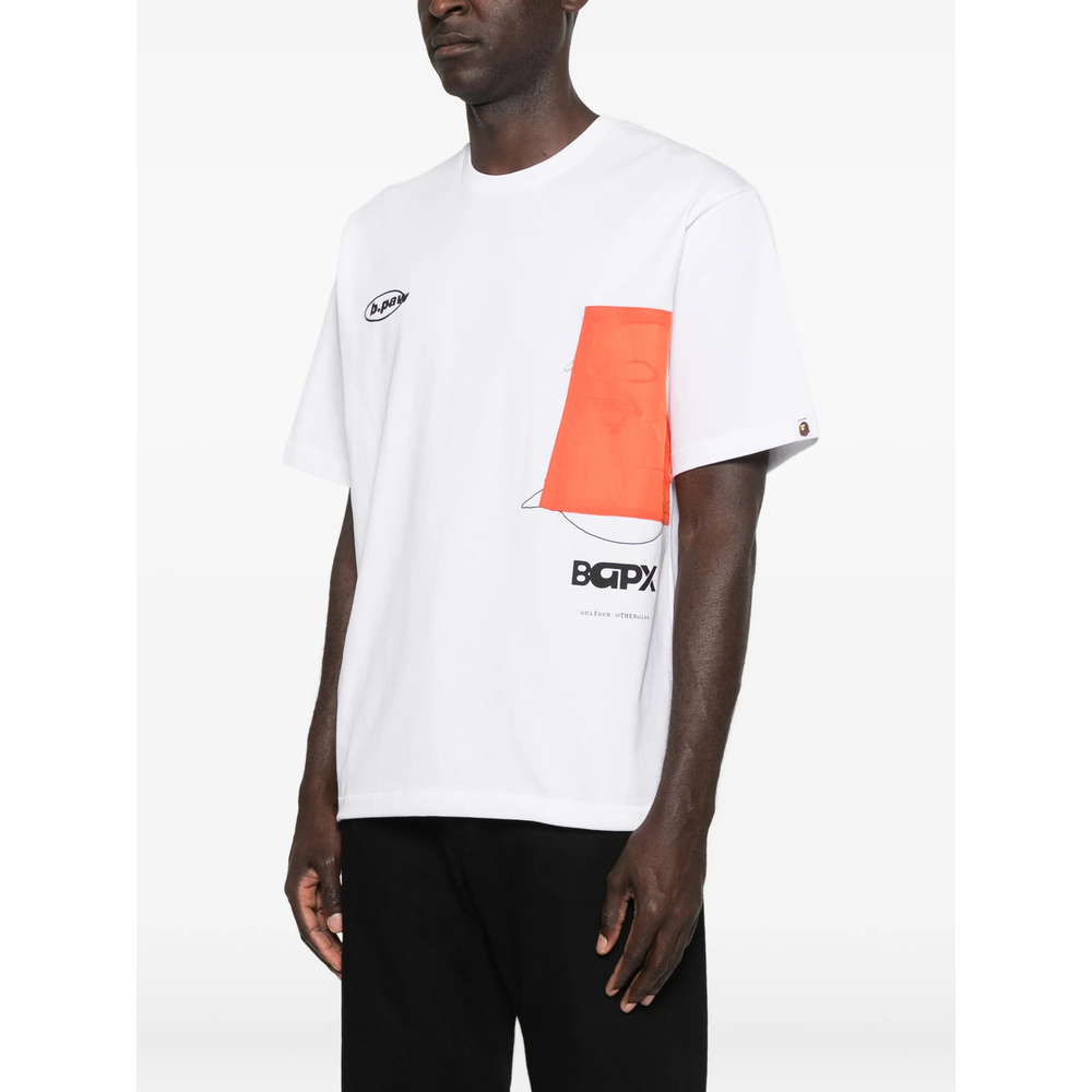 Logo-Print Drawstring T-Shirt