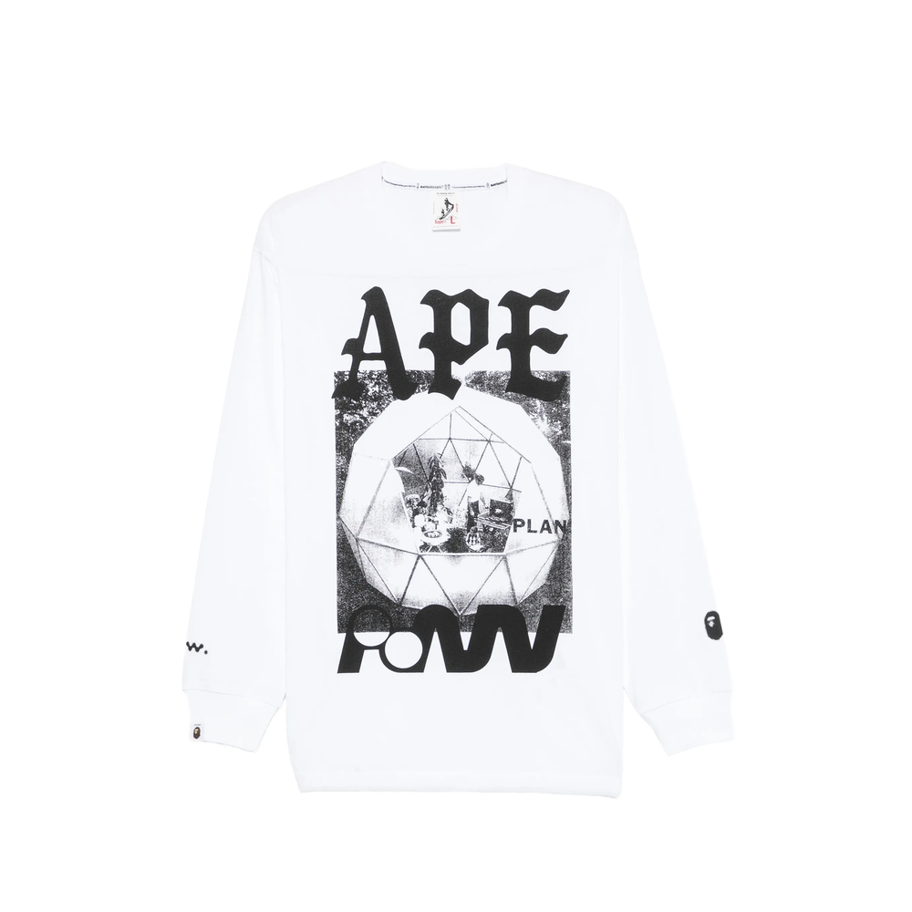 Graphic-Print Long-Sleeve T-Shirt