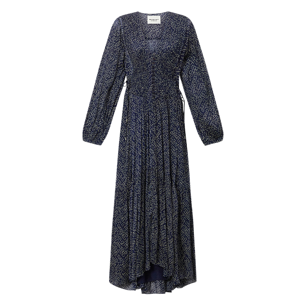 Marant Étoile Briane Polka-dot Midi Dress