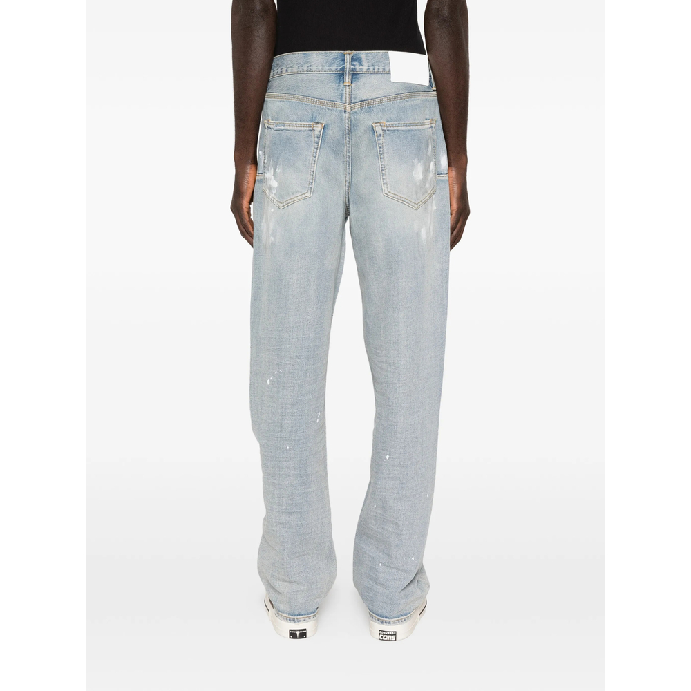 Painted Distressed Jeans