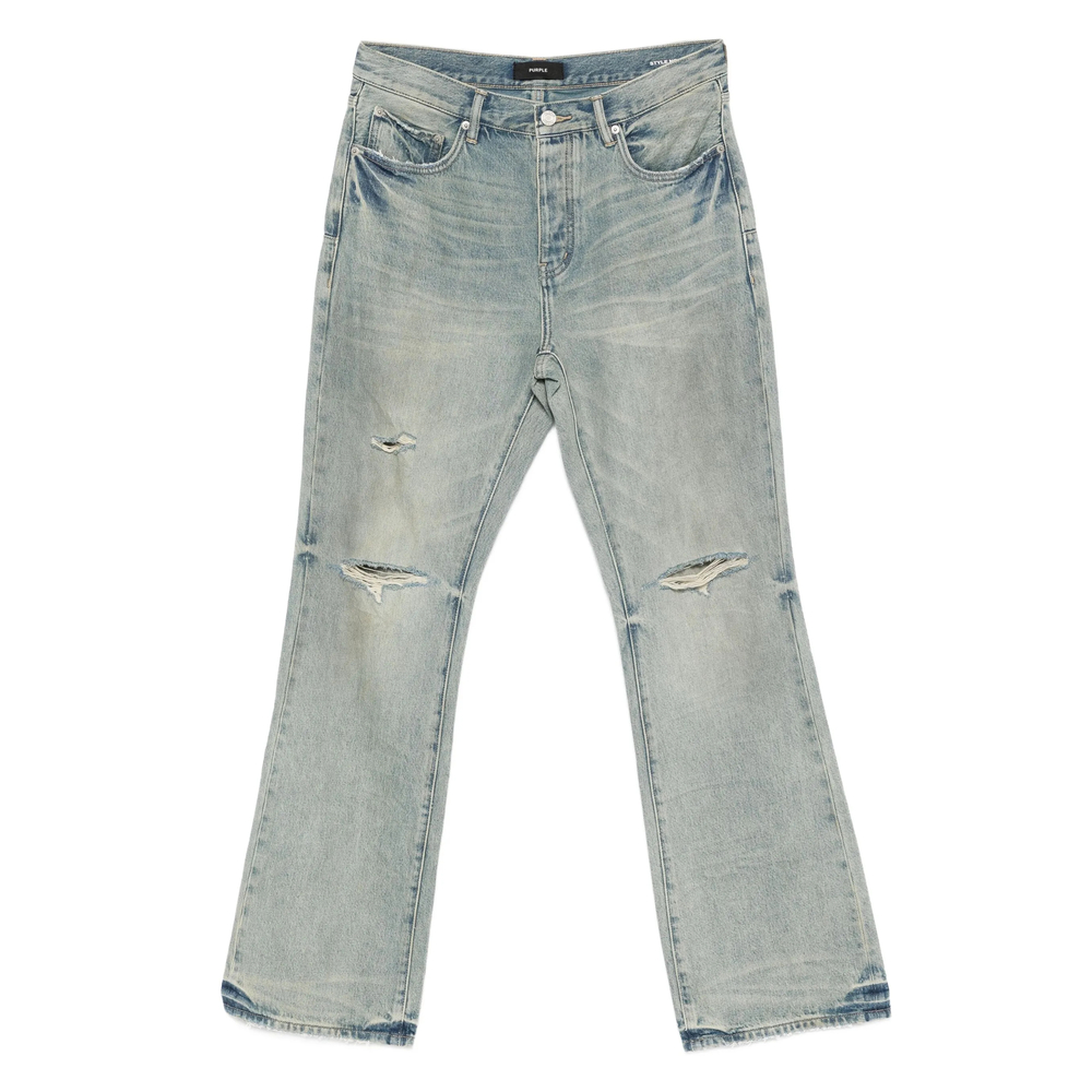 P026 Ripped Bootcut Denim