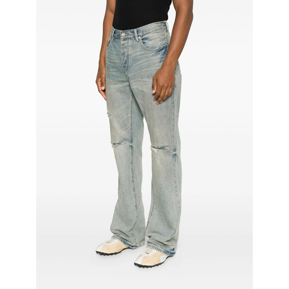 P026 Ripped Bootcut Denim