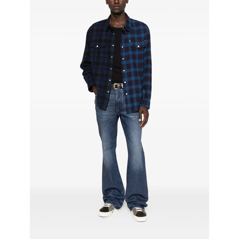 Distressed-Effect Denim Jeans