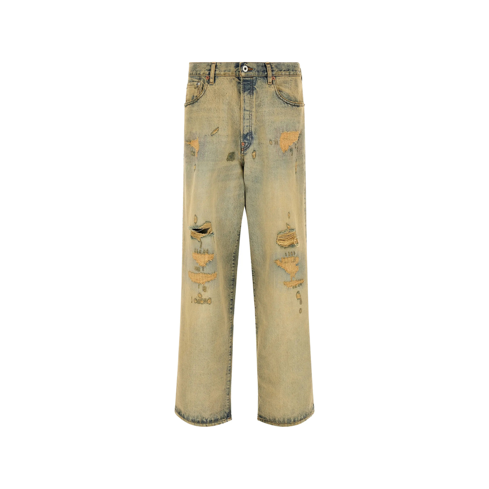 Kenzo Kuroki Distressed Jeans