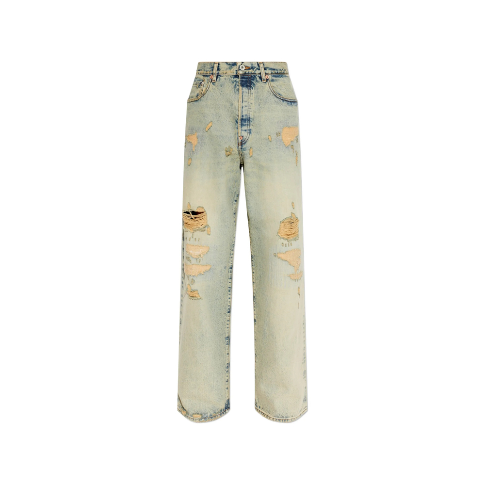 Kenzo Distressed Bleached-effect Jeans