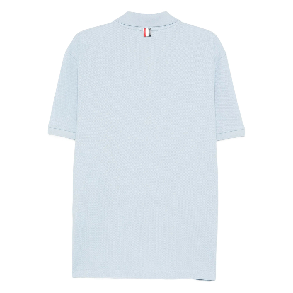 Thom Browne 4-Bar Cotton Polo Shirt