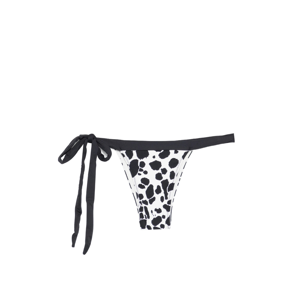 Frankies Bikinis Coco Tie-detail Pattern Bikini Bottom