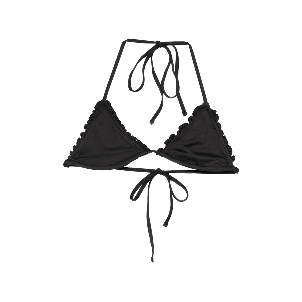 Frankies Bikinis Nick Ruffled Bikini Top
