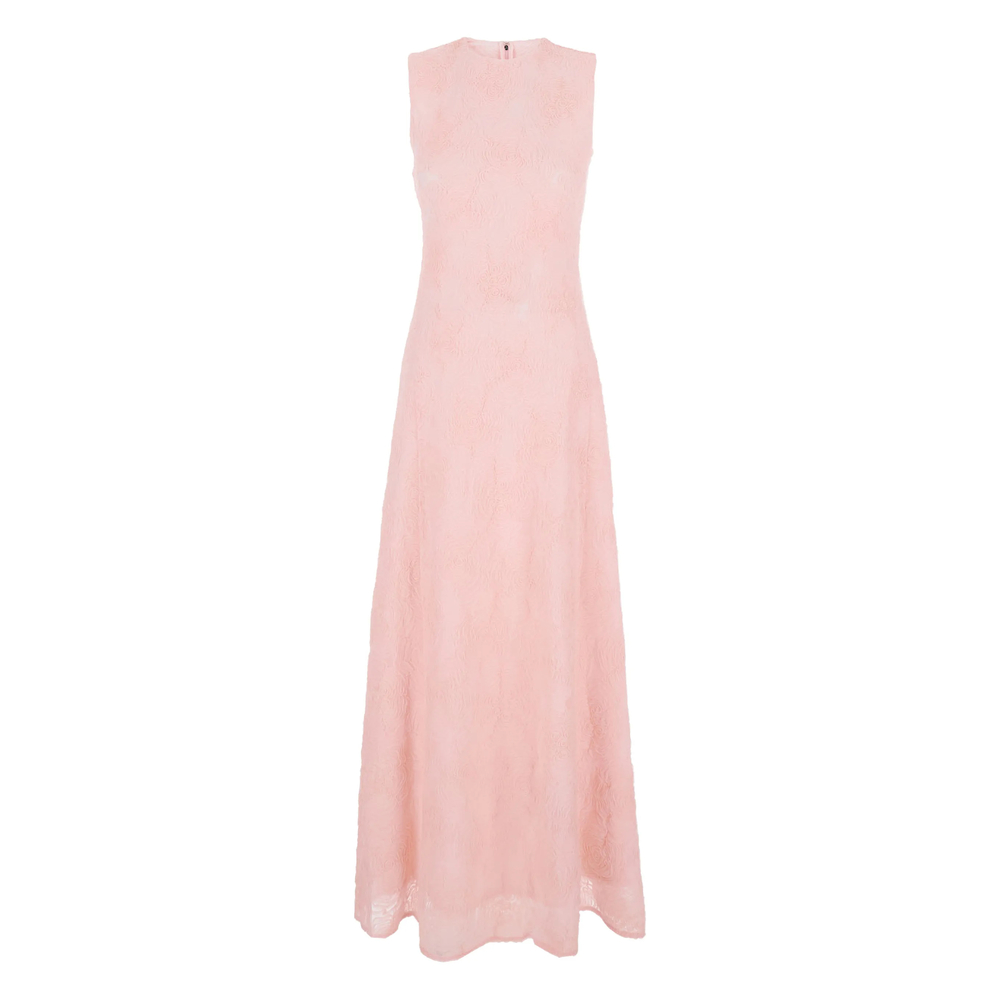 Rotate Mesh Maxi Dress Light