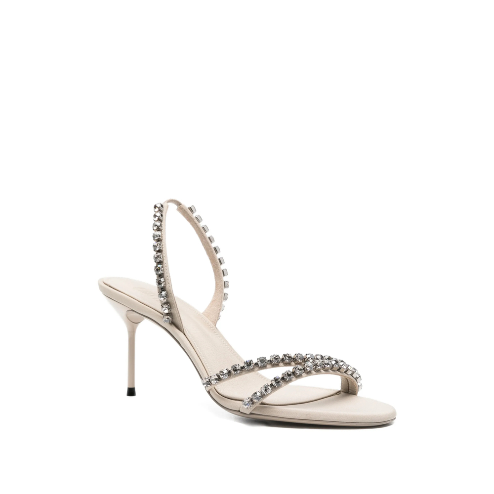 Lidia Crystal-Embellished Stiletto Sandals