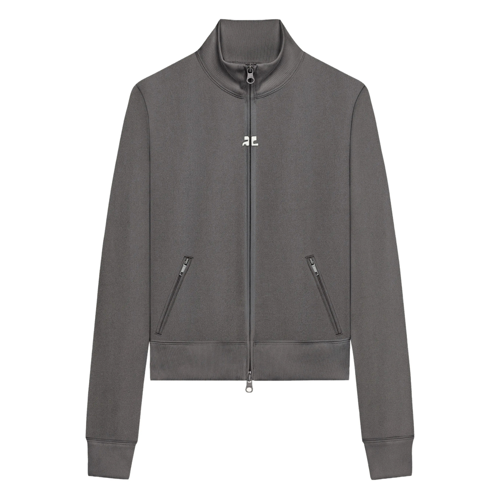 Courrèges Zip Logo Sweatshirt