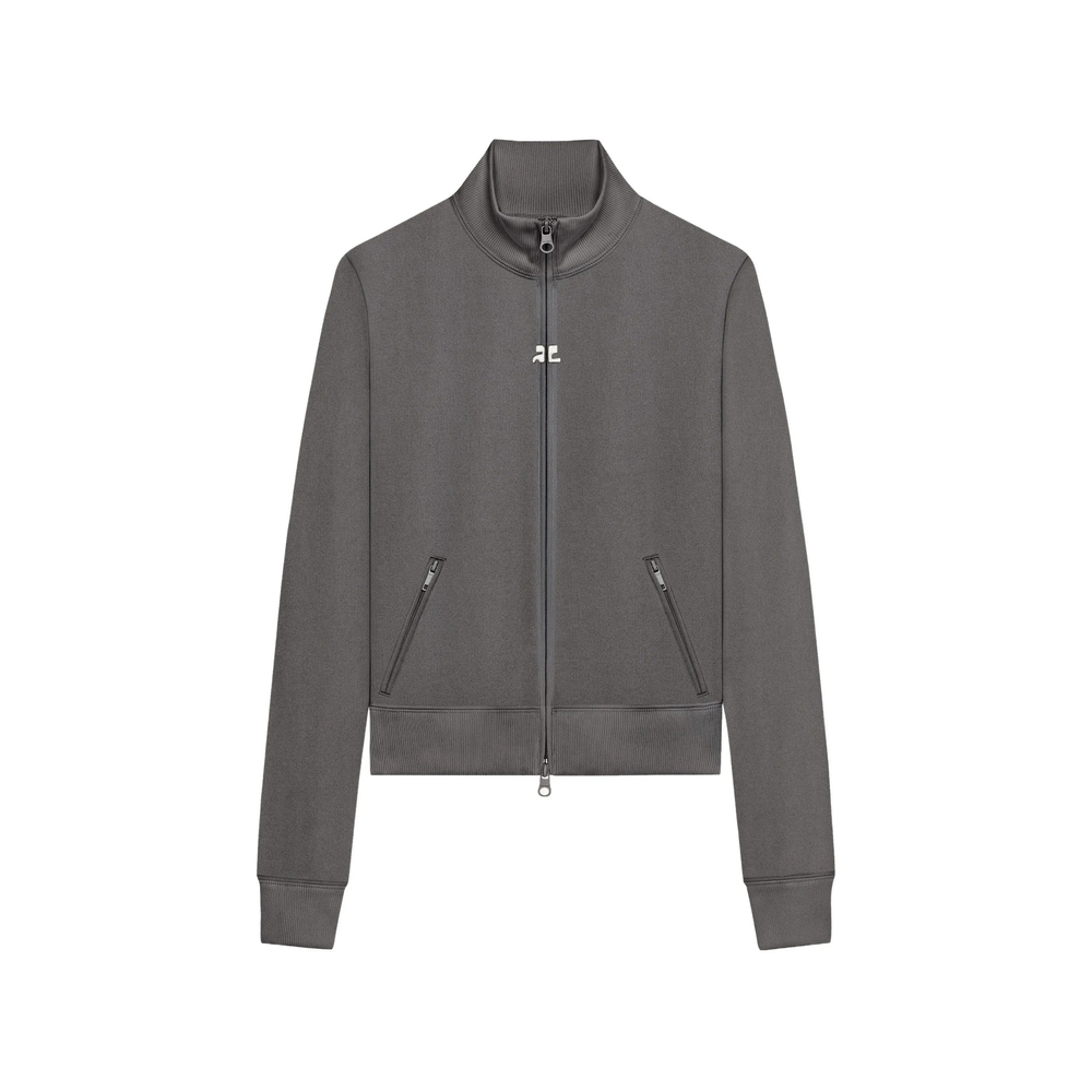 Courrèges Zip Logo Sweatshirt