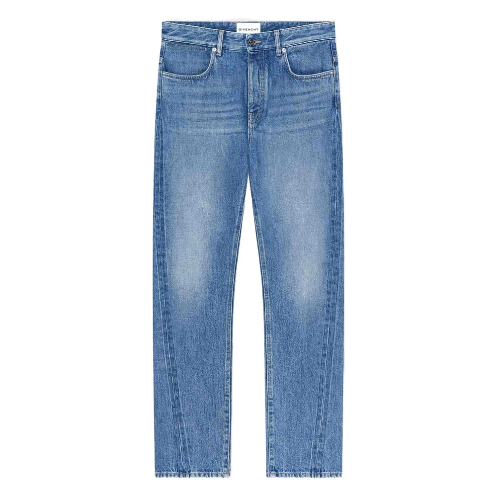 Givenchy Couture Seam Straight Fit Shadow Washed Jeans
