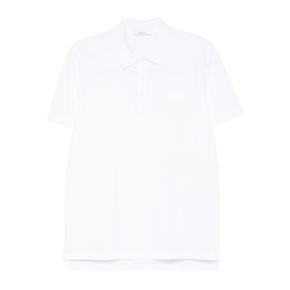 Givenchy Logo-patch Polo Shirt