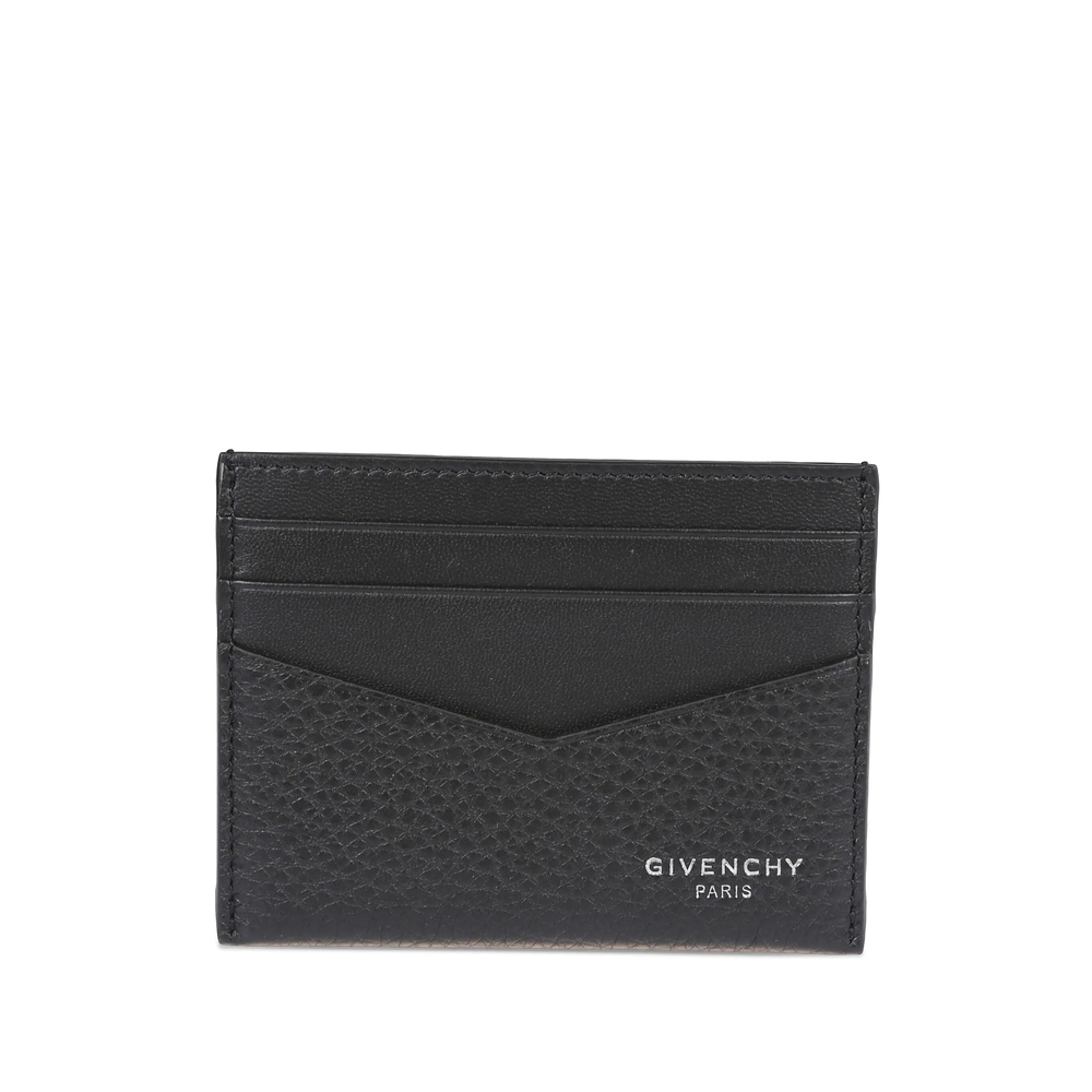 Givenchy Leather Cardholder In Black