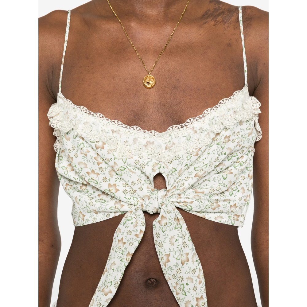 Floral Ruffled Top