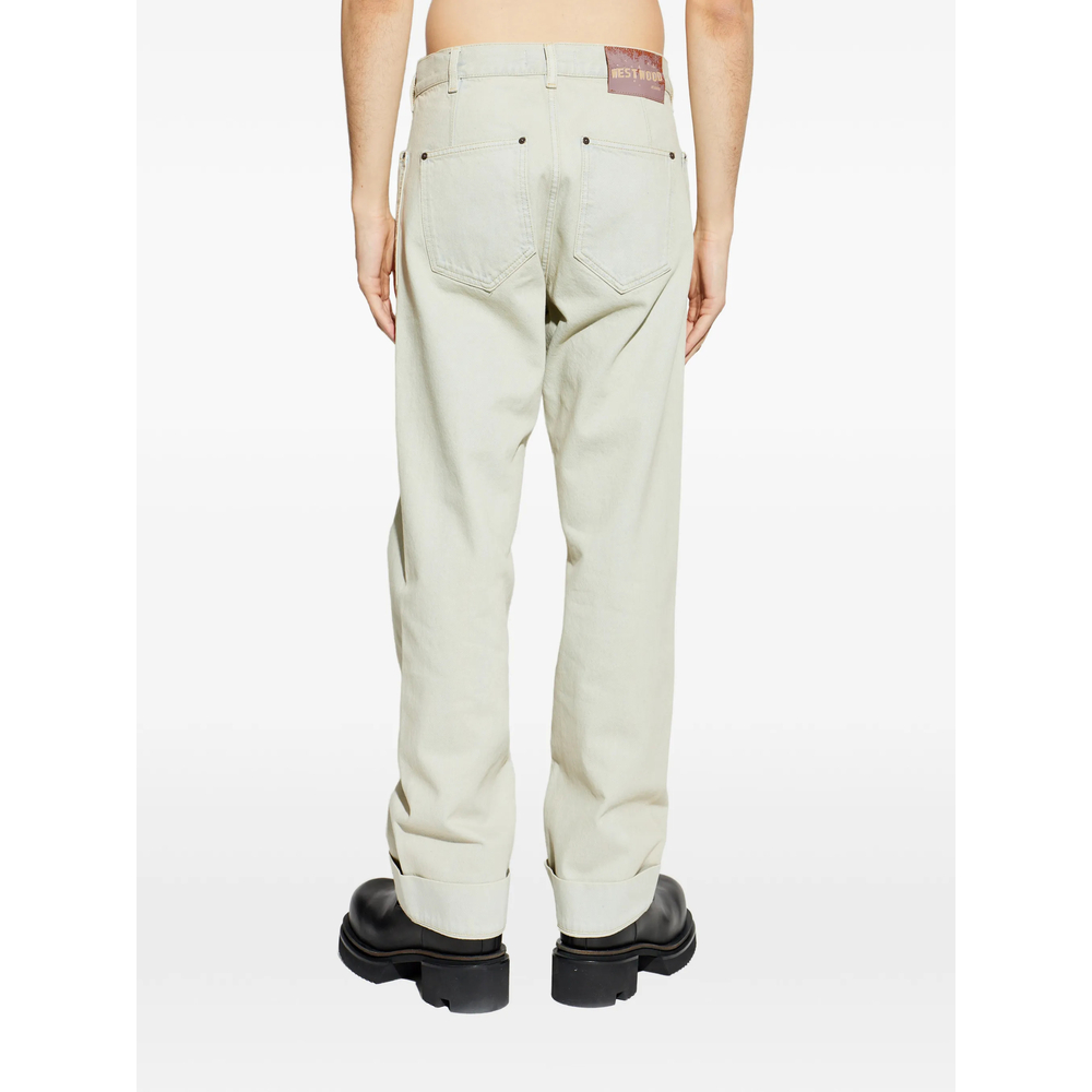Patch-Pocket Jeans