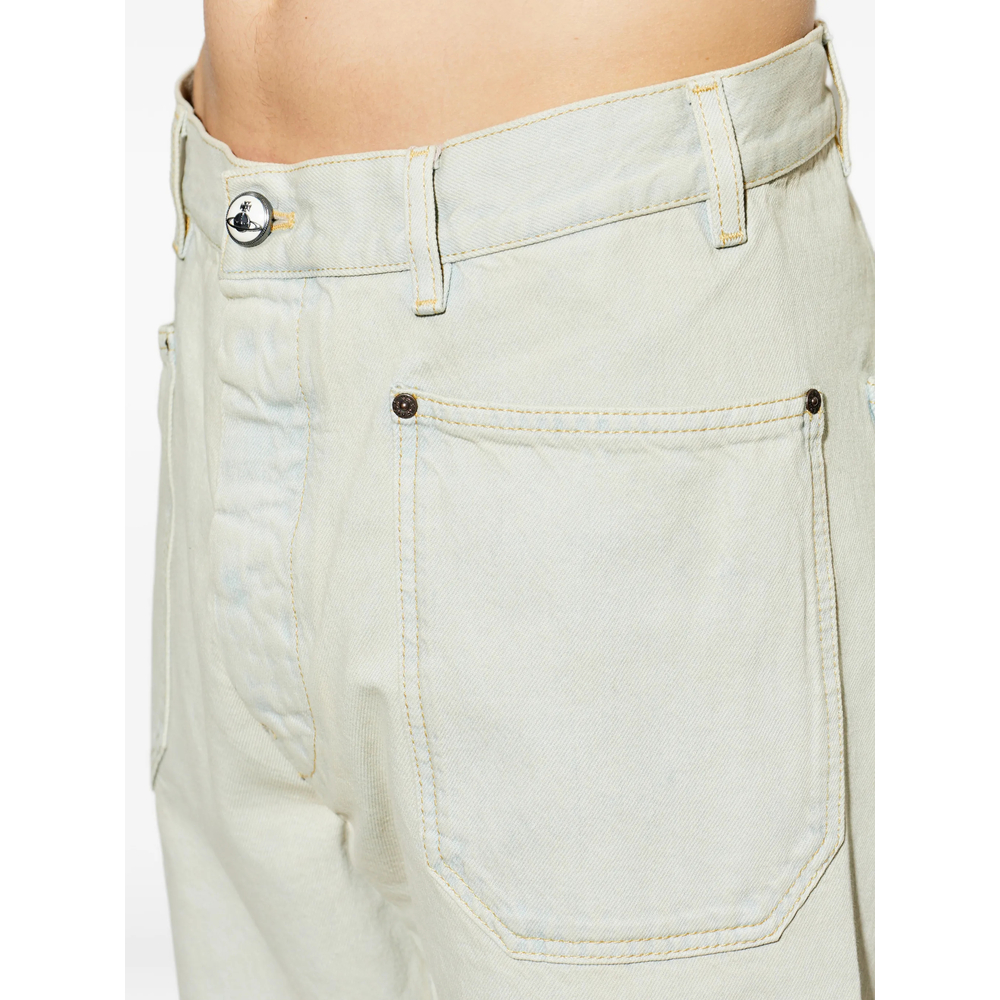 Patch-Pocket Jeans