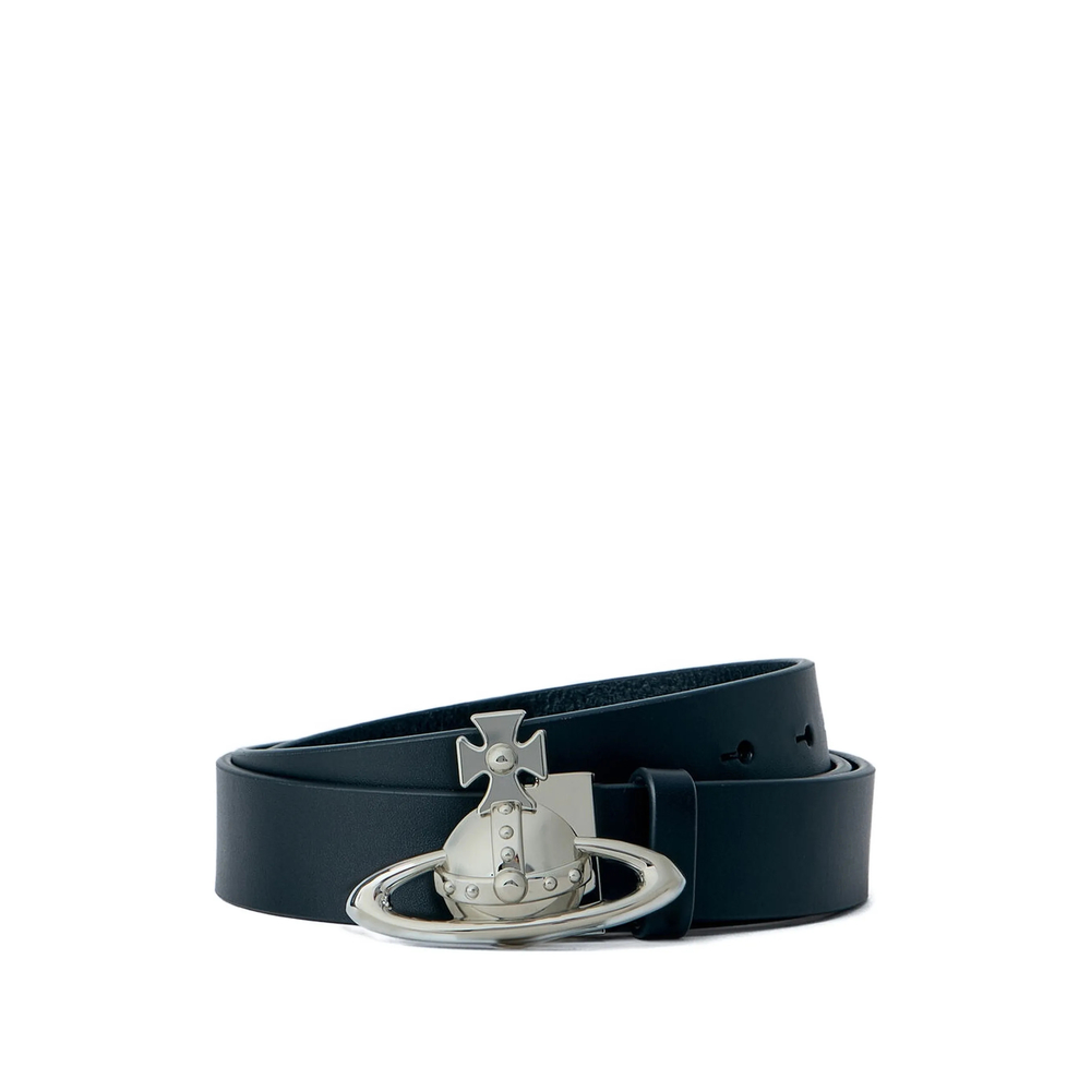Vivienne Westwood Metallic Orb Leather Belt