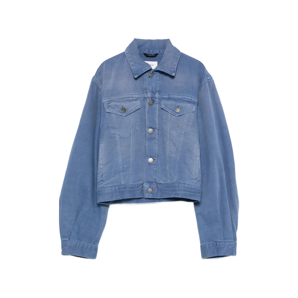 Haikure Button Denim Jacket In Blue