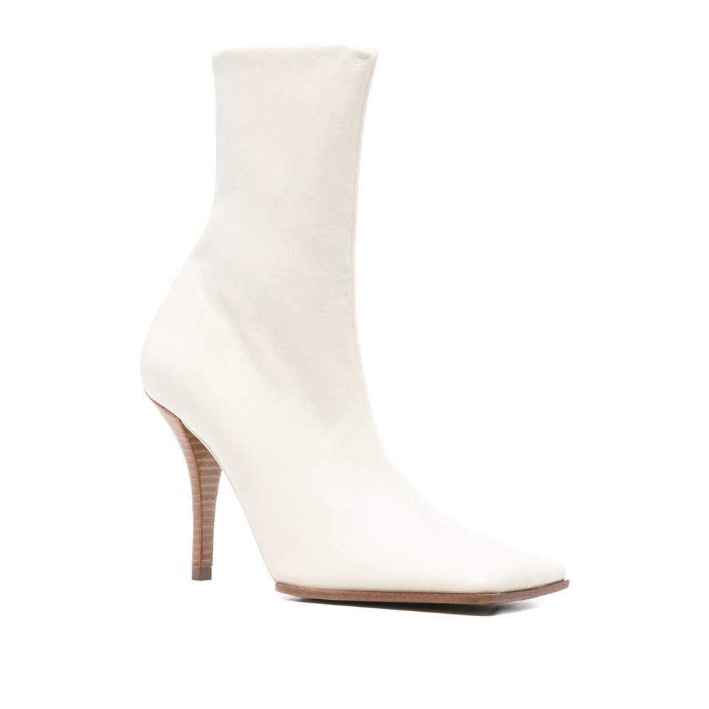Alaïa Square-Toe Heeled Boots