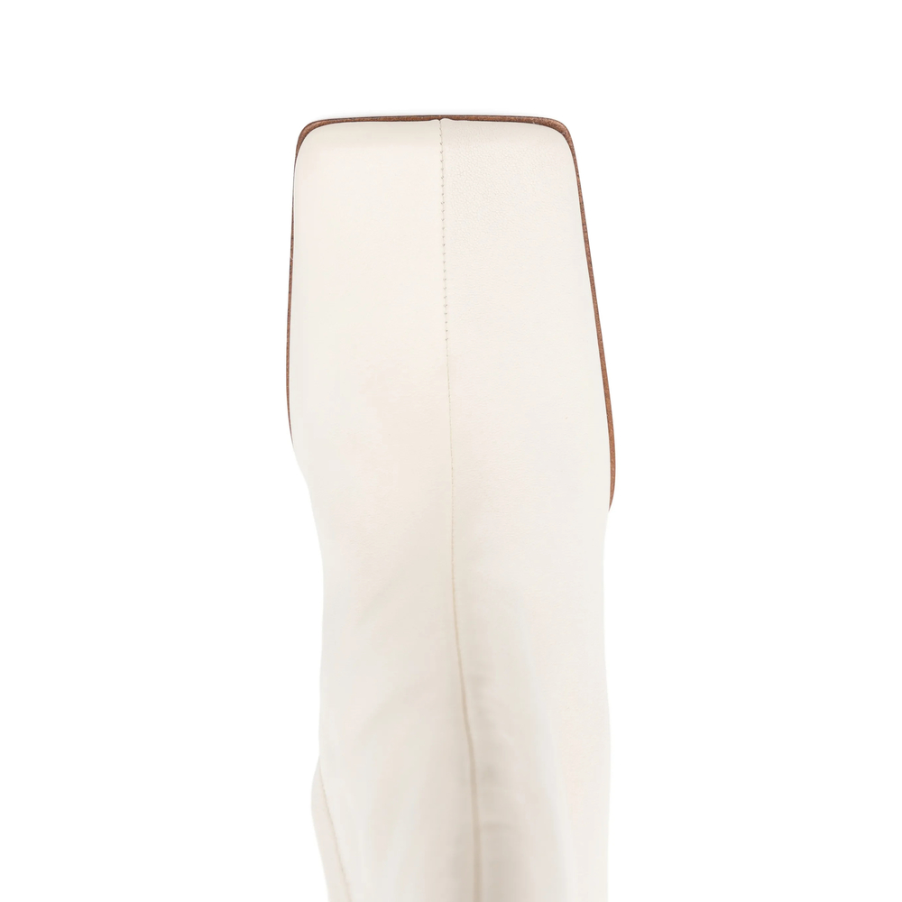 Alaïa Square-Toe Heeled Boots