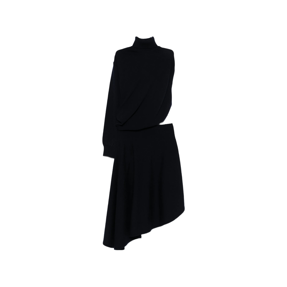 Alaïa Cut-out Turtleneck Midi Dress