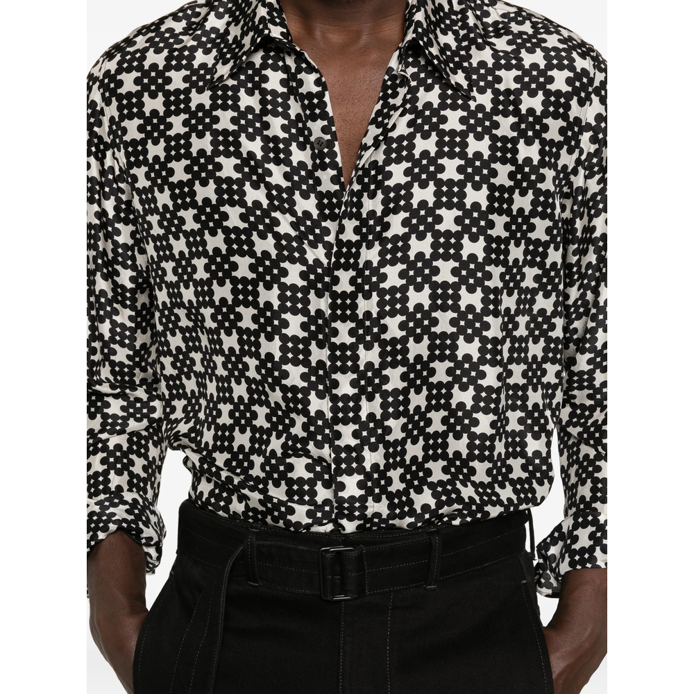 Patterned Long-Sleeve Shirt