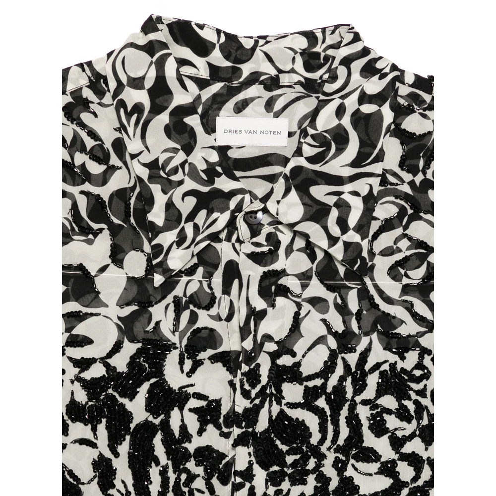 Sequinned Patterned Shirt