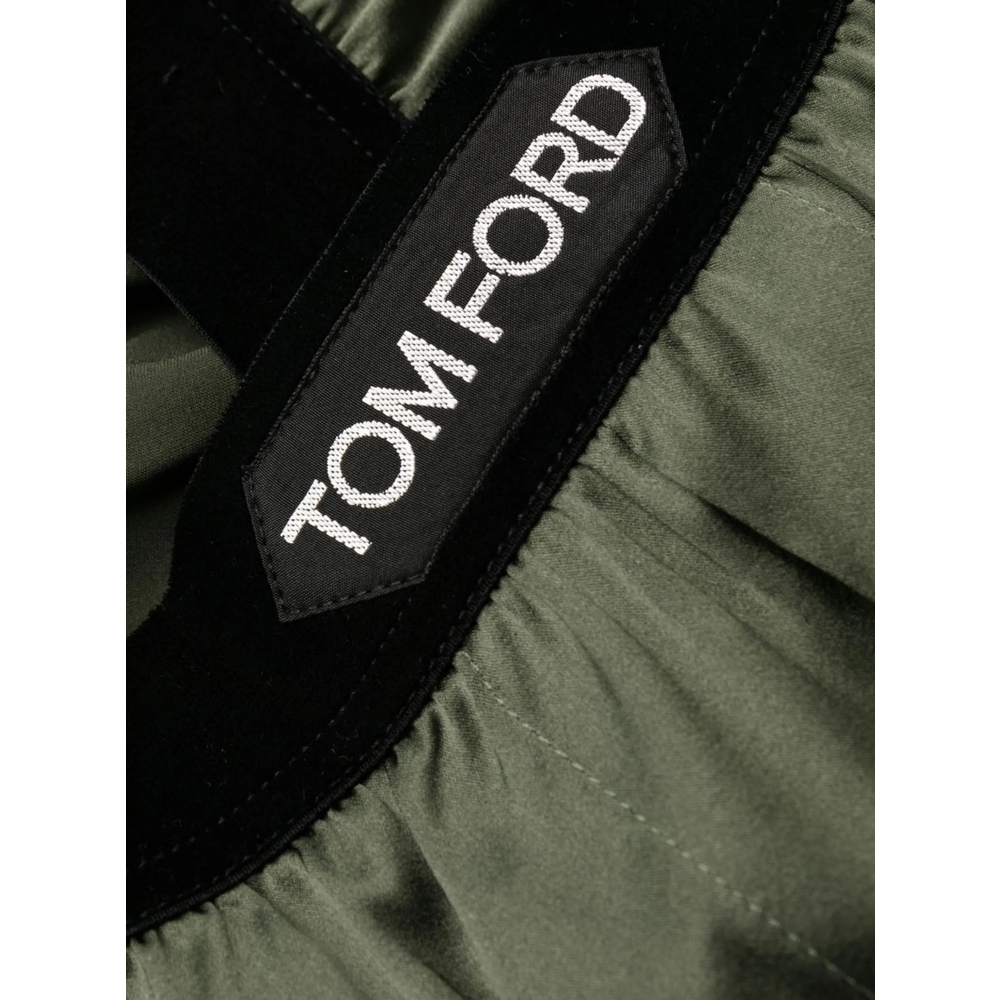 Satin Logo-Waist Boxer