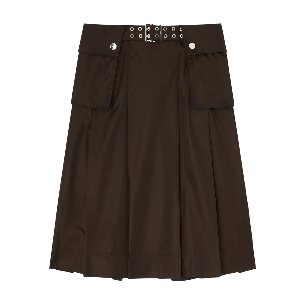 Ganni Ganni Duchesse Nylon Pleated Skirt　Ganni Duchesse ナイロン プリーツ スカート