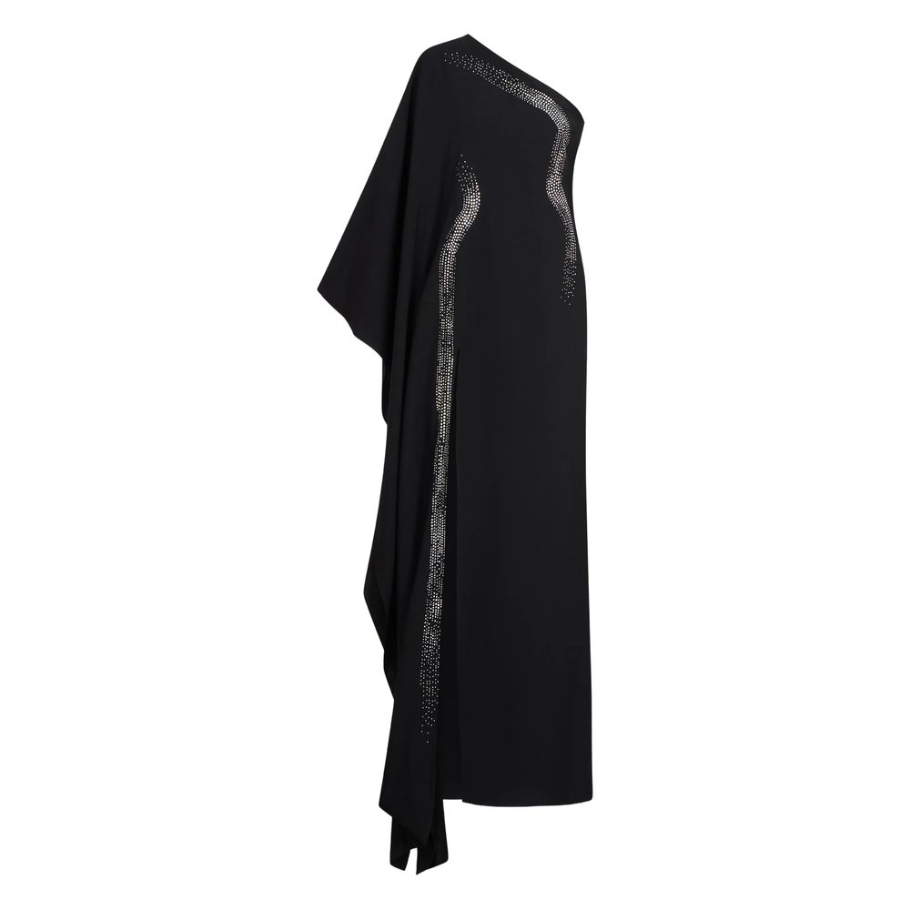 Taller Marmo Palladium One-shoulder Embellished Maxi Dress