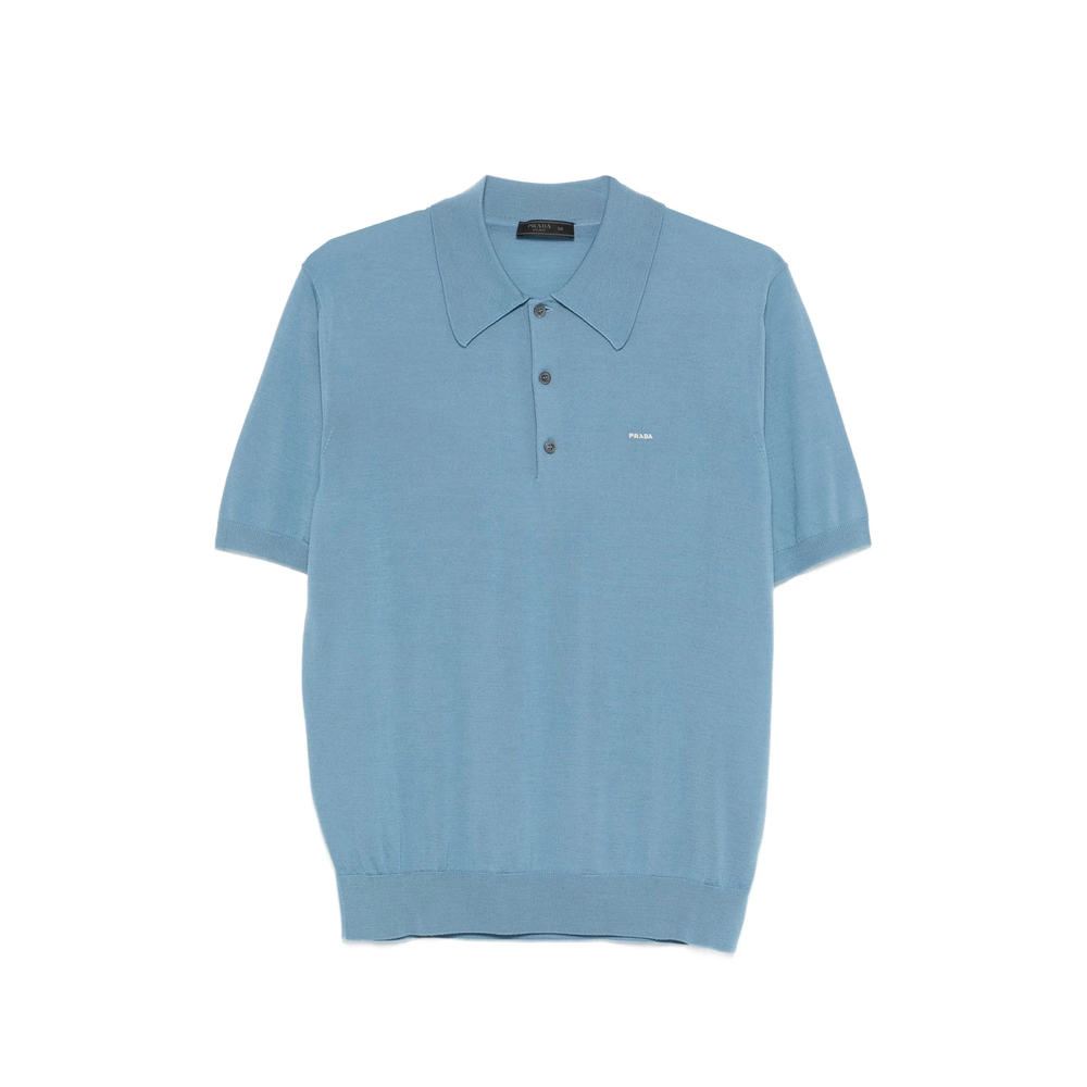 Prada Superfine Wool Polo Shirt