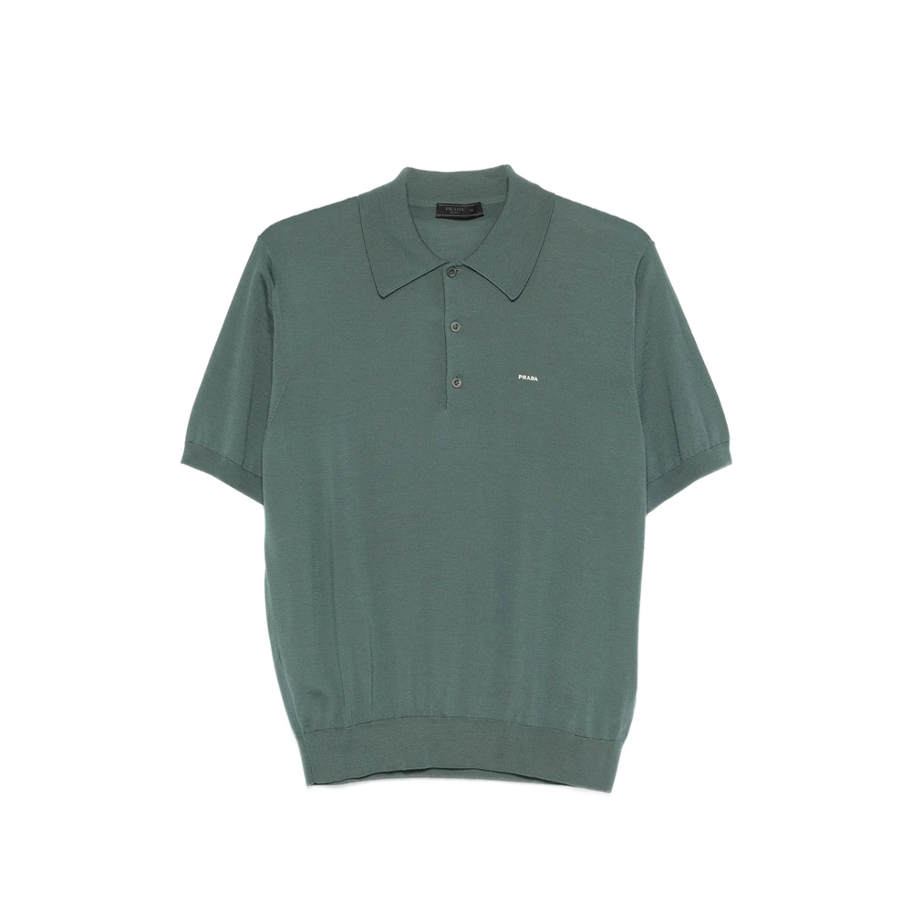 Prada Superfine Wool Polo Shirt