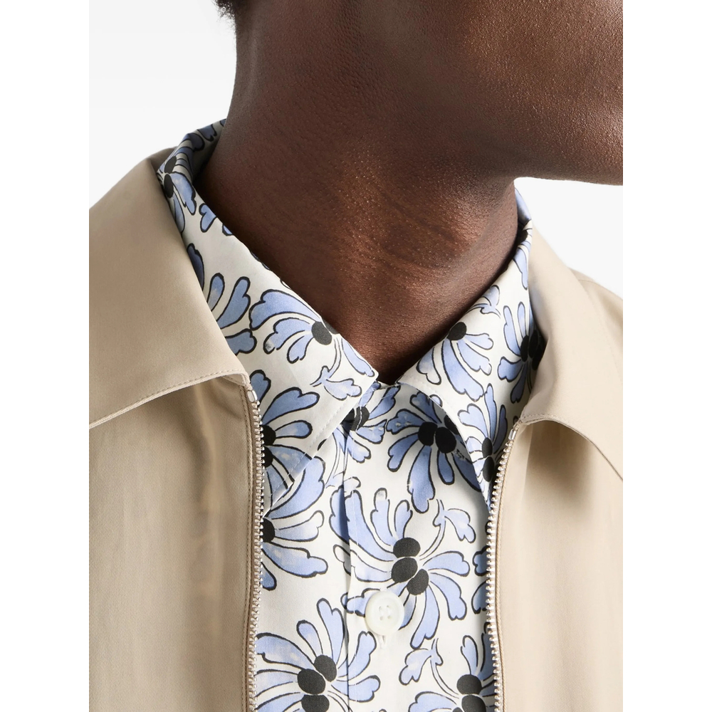 Cotton Blend Bowling Shirt