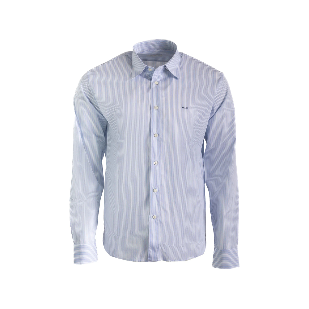 Prada Striped-pattern Long-sleeve Shirt