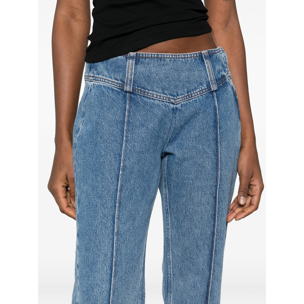 Snacks! The Pin Up Takeout Heel Seam-Detail Jeans
