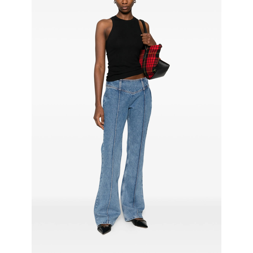 Snacks! The Pin Up Takeout Heel Seam-Detail Jeans