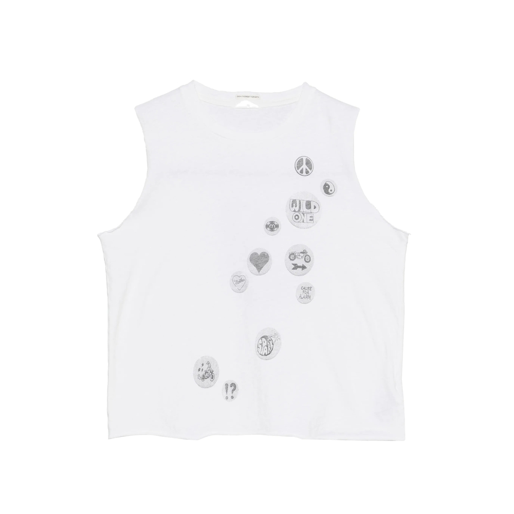 Mother Graphic-print Sleeveless Top