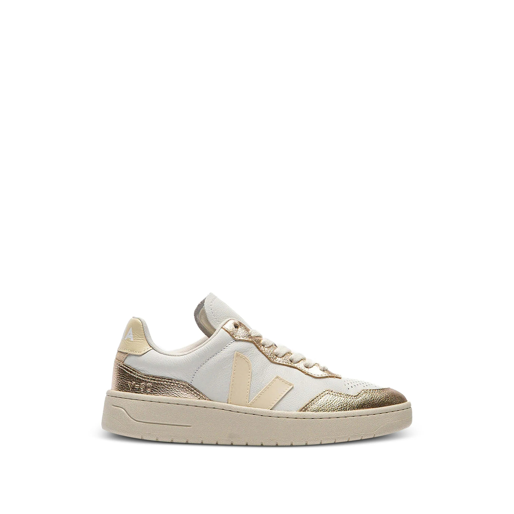 Veja V-90 Leather Sneakers