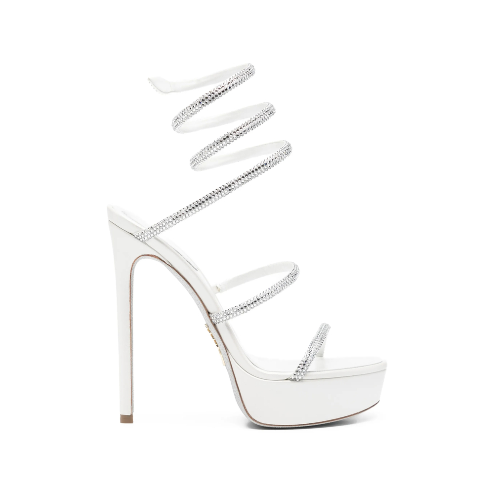 Caovilla Cleo Sandals In Silver
