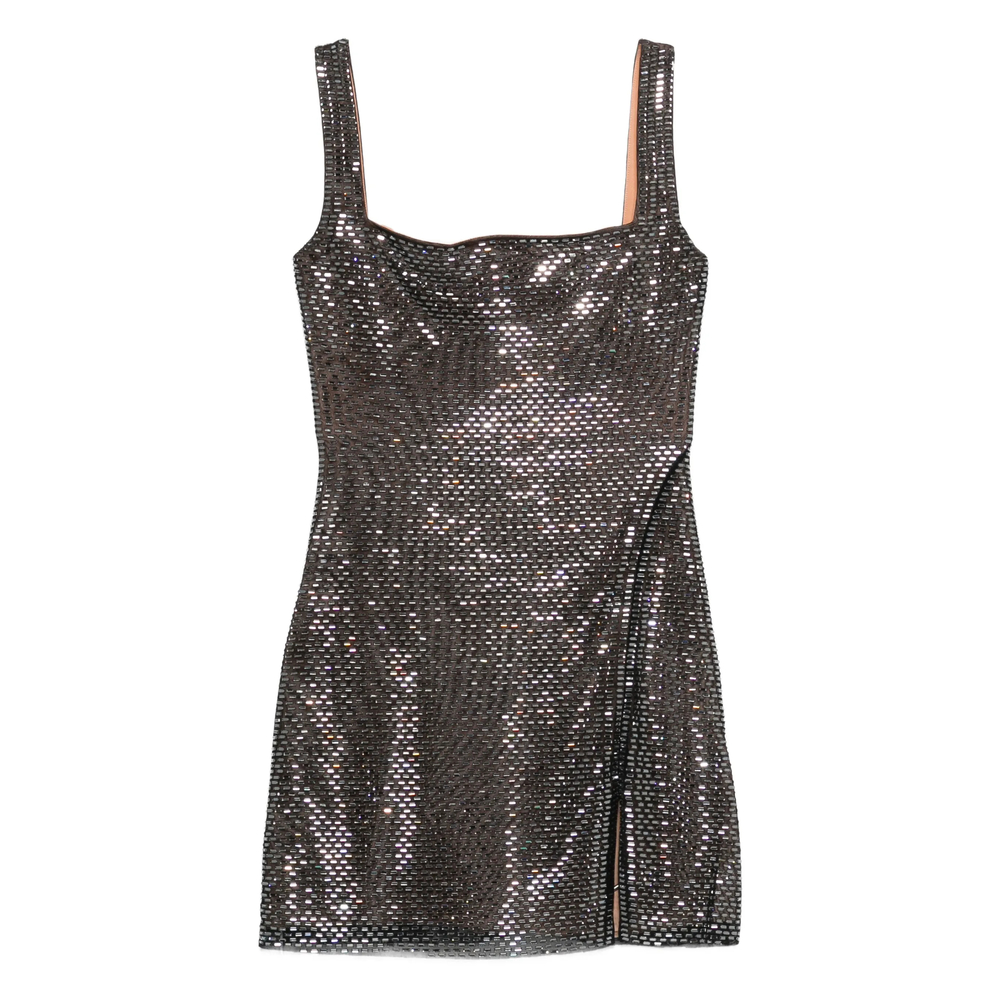 Self-portrait Rhinestone-embellishment Mini Dress