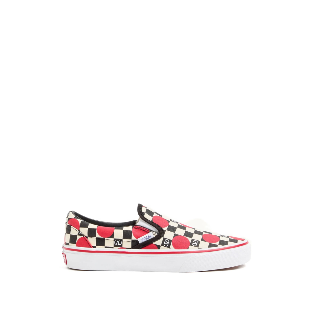 Vans X Valentino X Vans Checkerboard Slip-on Sneakers