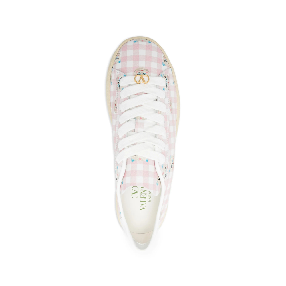 Garavani Gingham Platform Sneakers