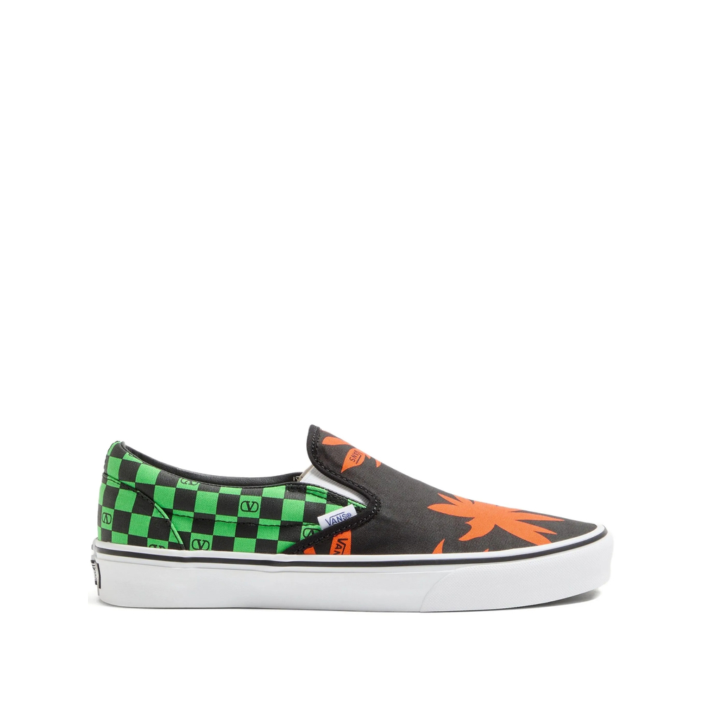 Vans X Valentino X Vans Vlogo Checkerboard Slip-on Sneakers
