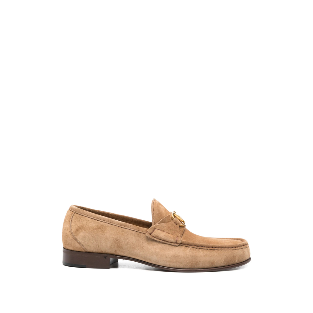 Garavani Logo-Plaque Loafers