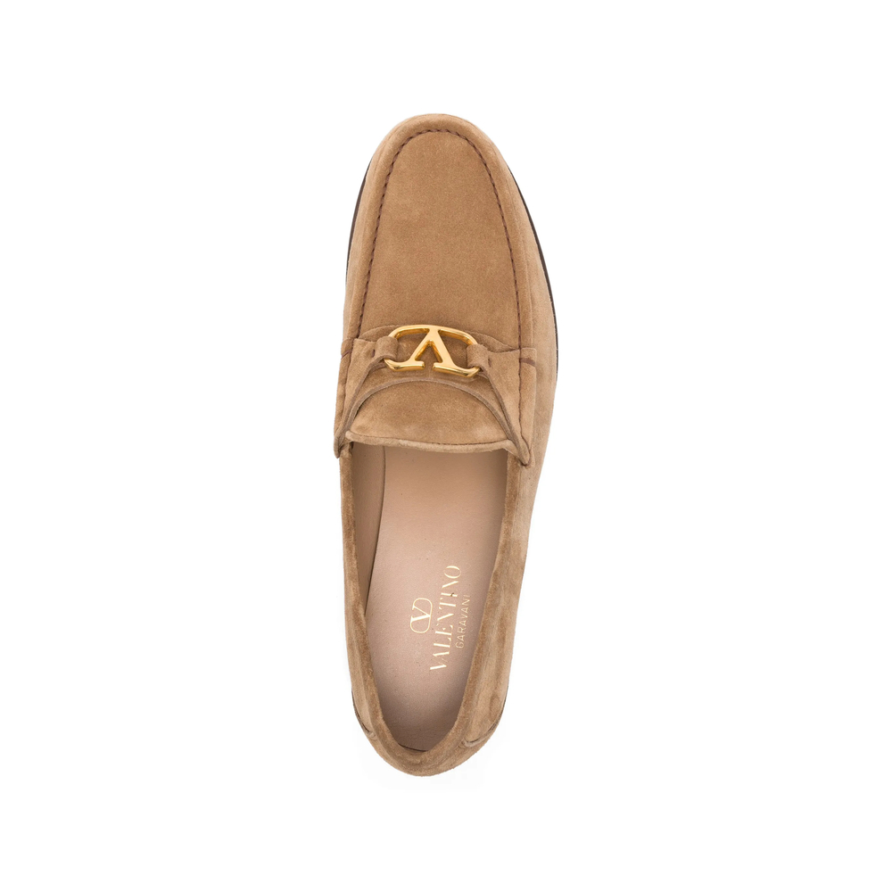 Garavani Logo-Plaque Loafers