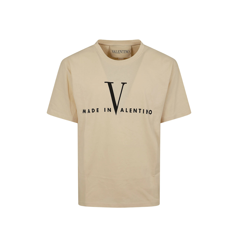 Made In Valentino-Print T-Shirt