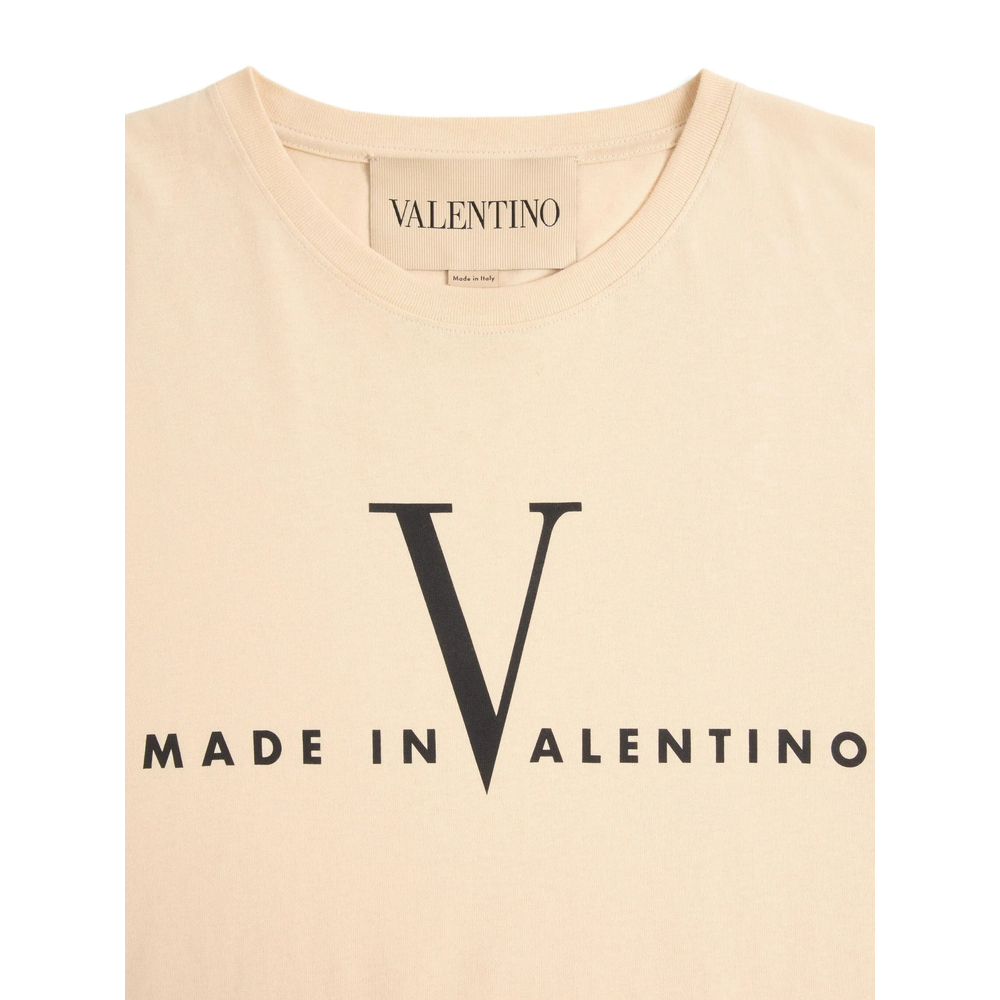 Made In Valentino-Print T-Shirt