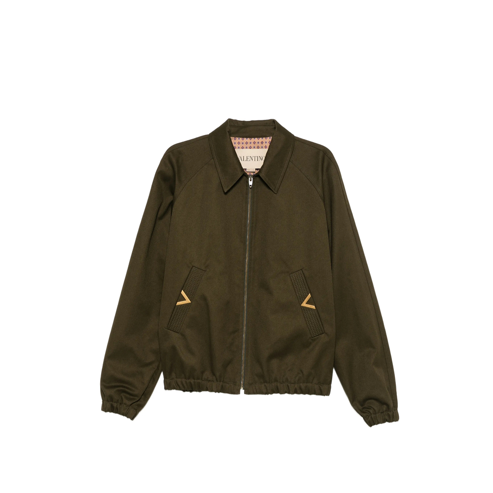 Zip-Fastening Bomber Jacket
